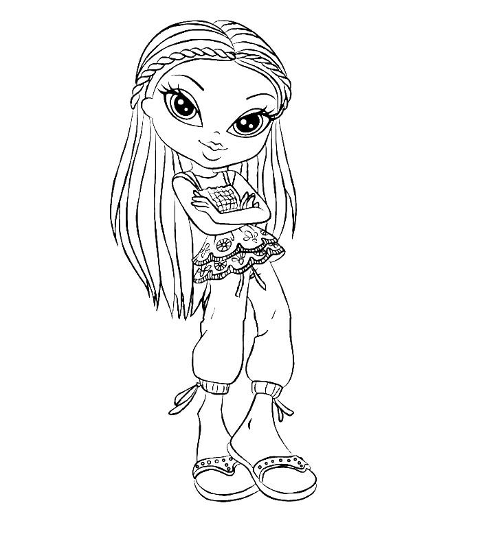 Kids-n-fun.com | 6 coloring pages of Bratz Kidz